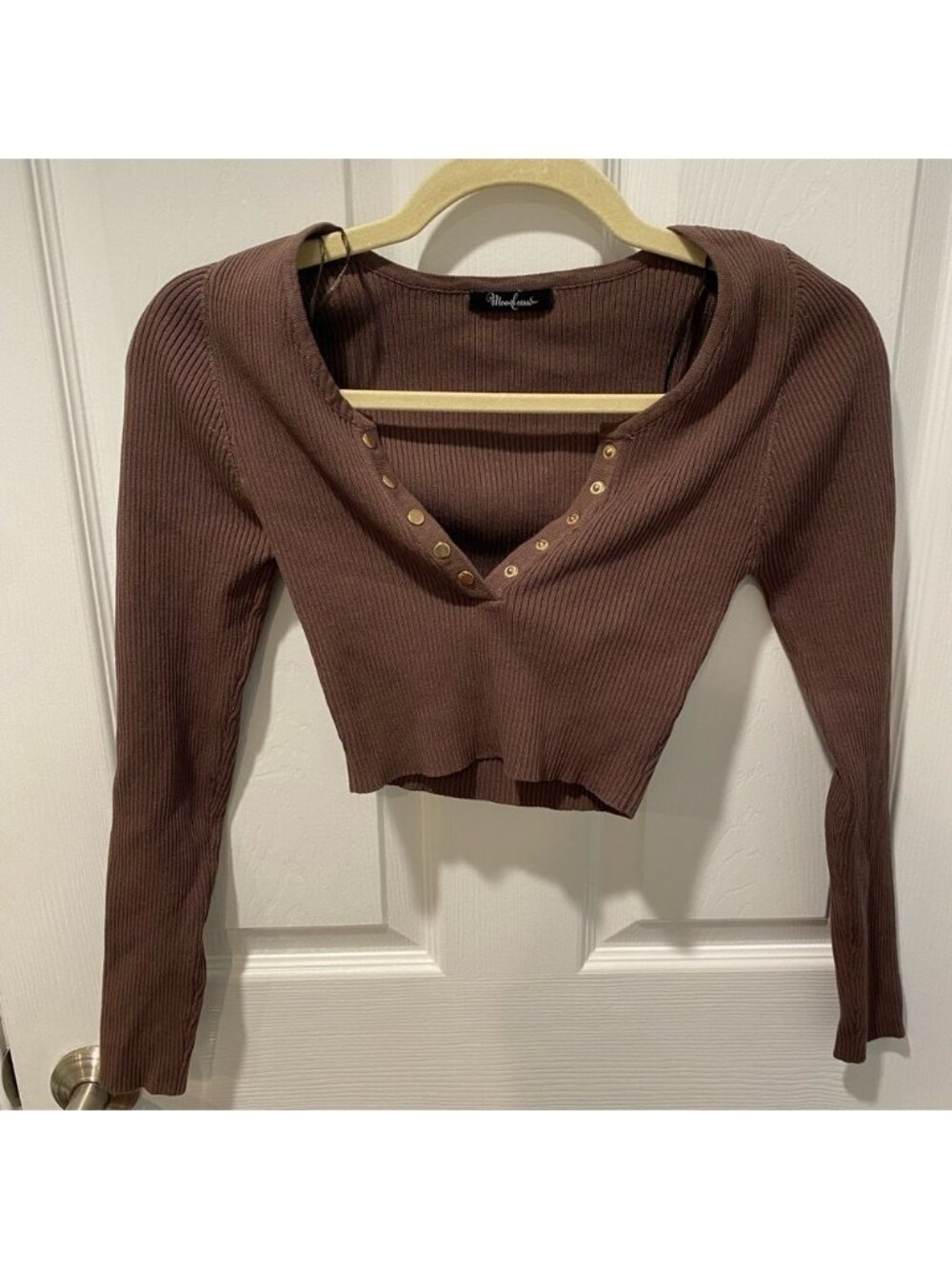 Ribbed crop top